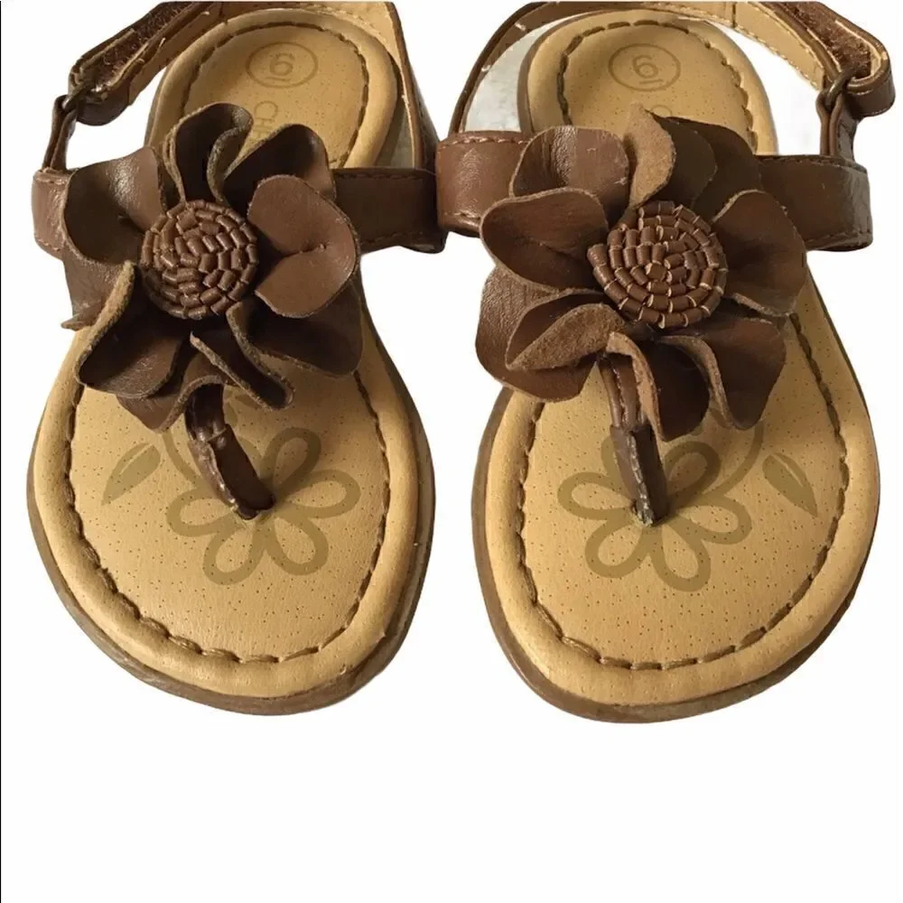 Cherokee Leather Flower Thong Sandal